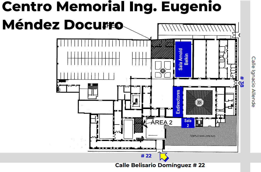 Mapa del Centro Memorial